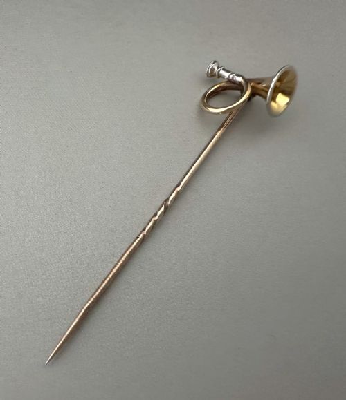 A COLLECTABLE 9CT GOLD VICTORIAN STICK PIN - ADDITIONAL PHOTO 4