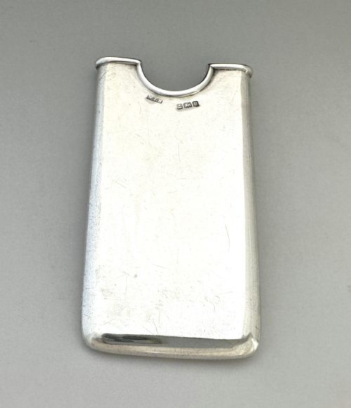 A DELIGHTFUL SILVER CONNEMARA MARBLE CARD CASE - ADDITIONAL PHOTO 3