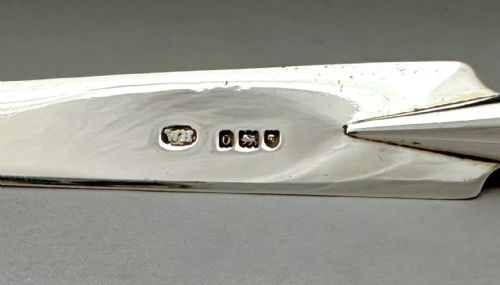 A HANDSOME EDWARDIAN SILVER LETTER OPENER PAPER KNIFE - ADDITIONAL PHOTO 3
