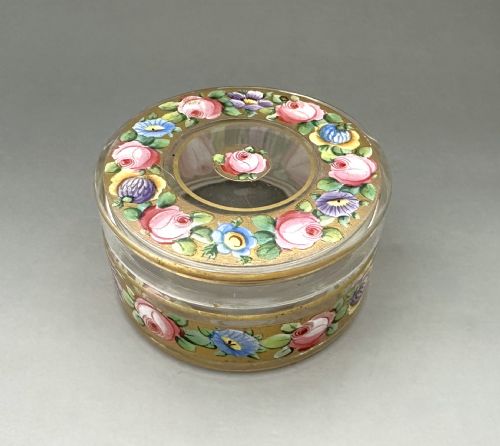 A Wonderful 19th Century Gilded and Enamelled Trinket Box