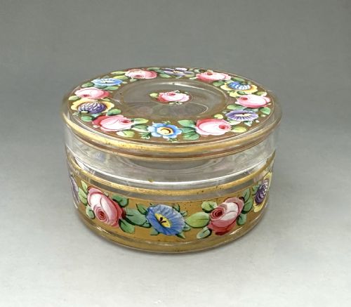 fig 1. A wonderful 19th century gilded and enamelled trinket box