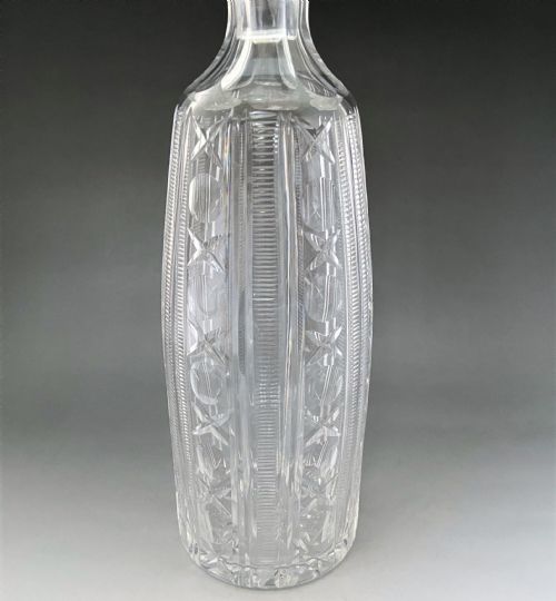 A SUPERB VICTORIAN CUT GLASS DECANTER - ADDITIONAL PHOTO 3