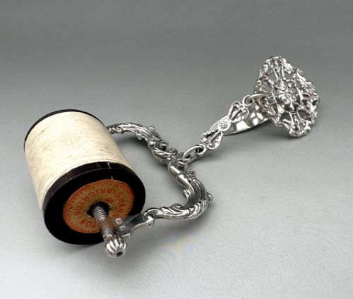 fig 1. A fabulous cast silver Edwardian spool knave