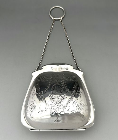 An Attractive George V Silver Cocktail Purse