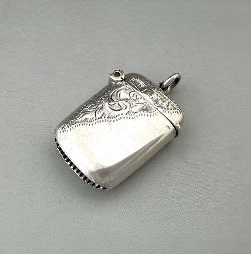 A Charming Petite Chester Silver Vesta