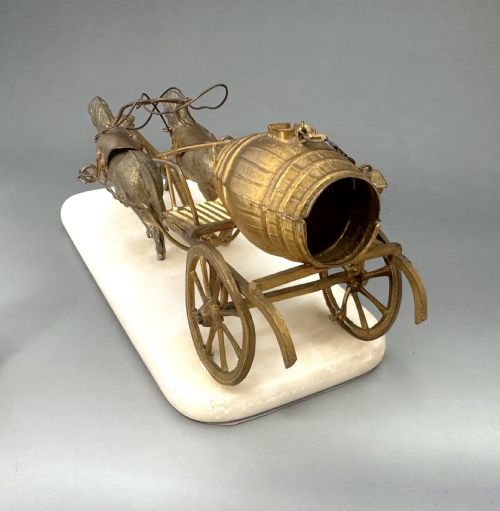 A WONDERFUL FRENCH PALAIS ROYAL HORSE DRAWN SEWING COMPANION - ADDITIONAL PHOTO 6