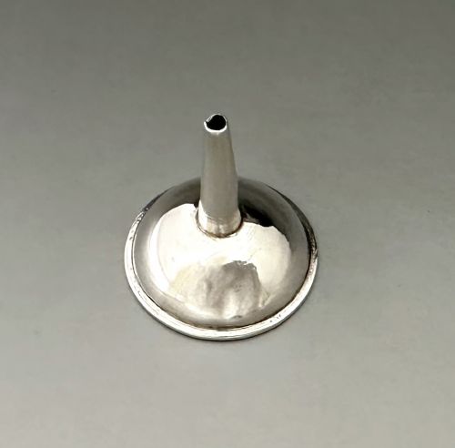 A CHARMING OLD SHEFFIELD PLATE PERFUME FUNNEL - ADDITIONAL PHOTO 1