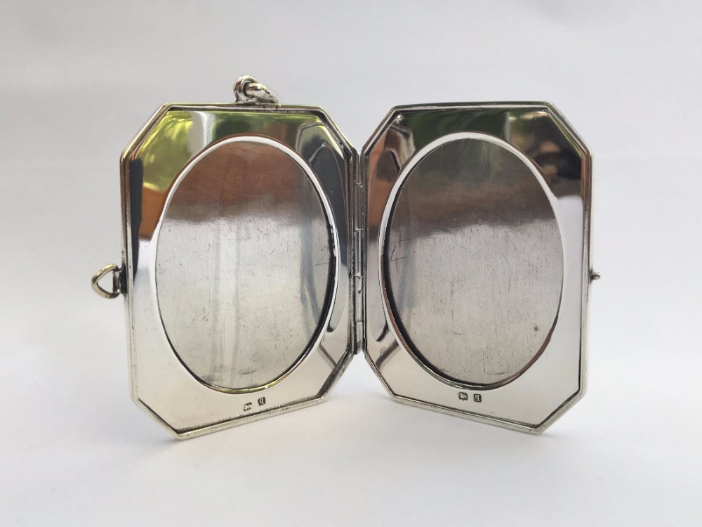 A POIGNANT TRAVELLING SILVER SWEETHEART PHOTO FRAME FROM THE GREAT WAR
