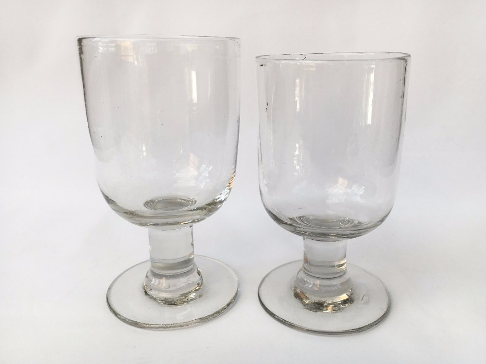A pair of late Victorian pub rummers