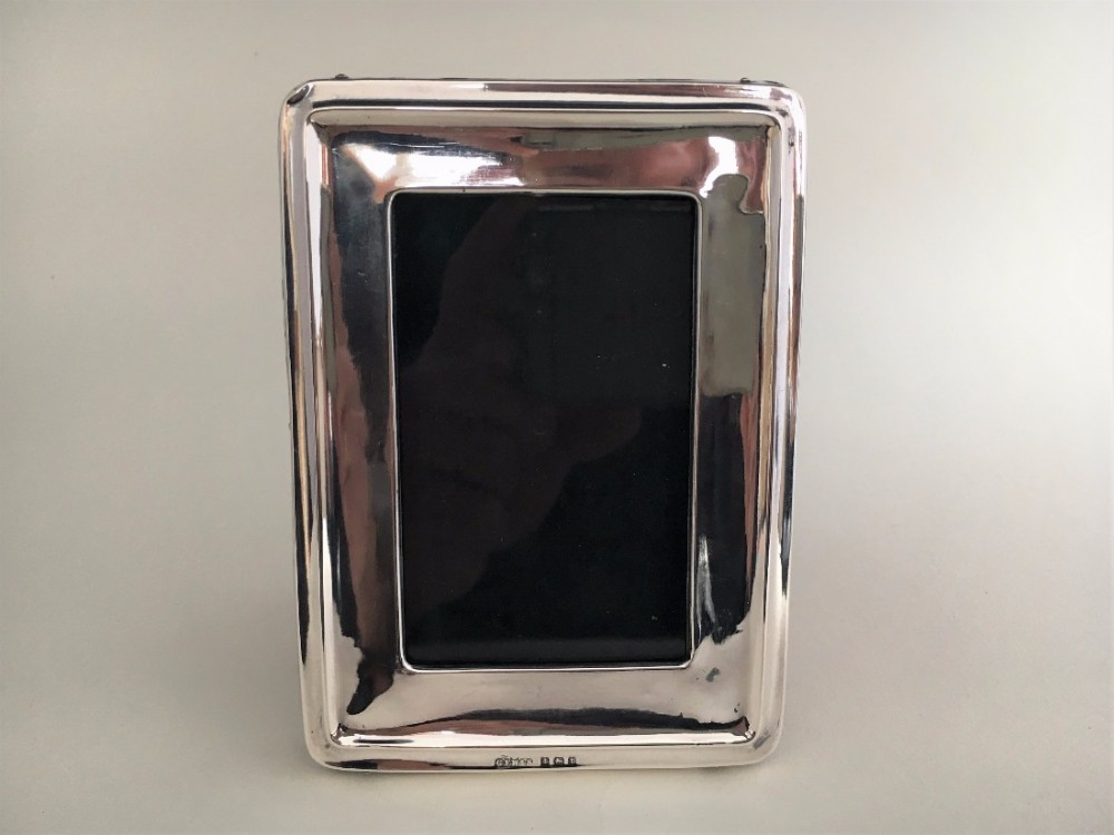 A first world war silver photo frame.