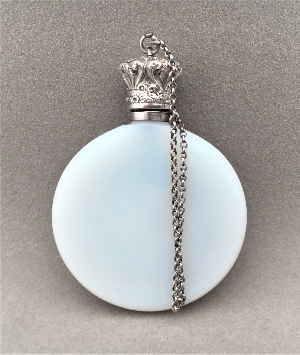 A Stunning Silver mounted scent bottle by R.B Cooper London.