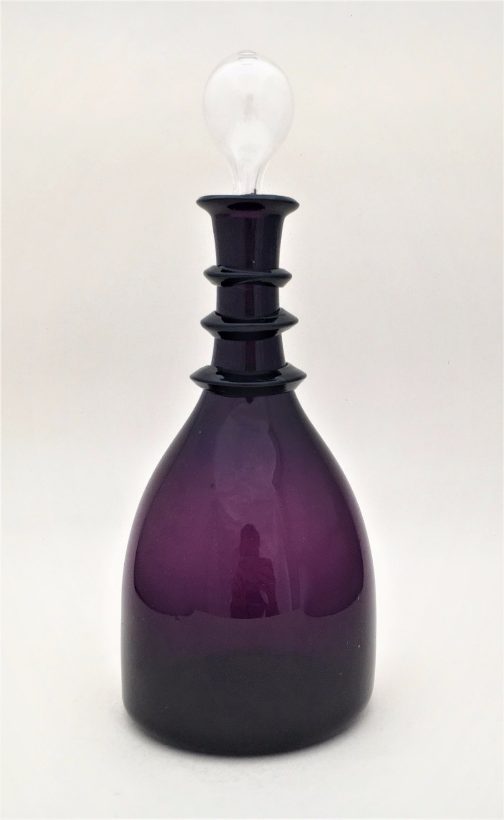 A Georgian Amethyst decanter.