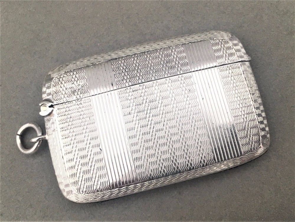 An interesting Art Deco silver double vesta.