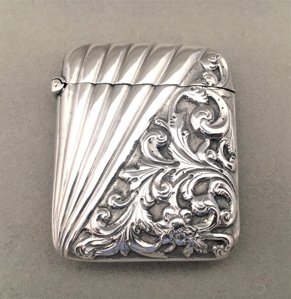 A Fabulous Chester Victorian silver Vesta. View III