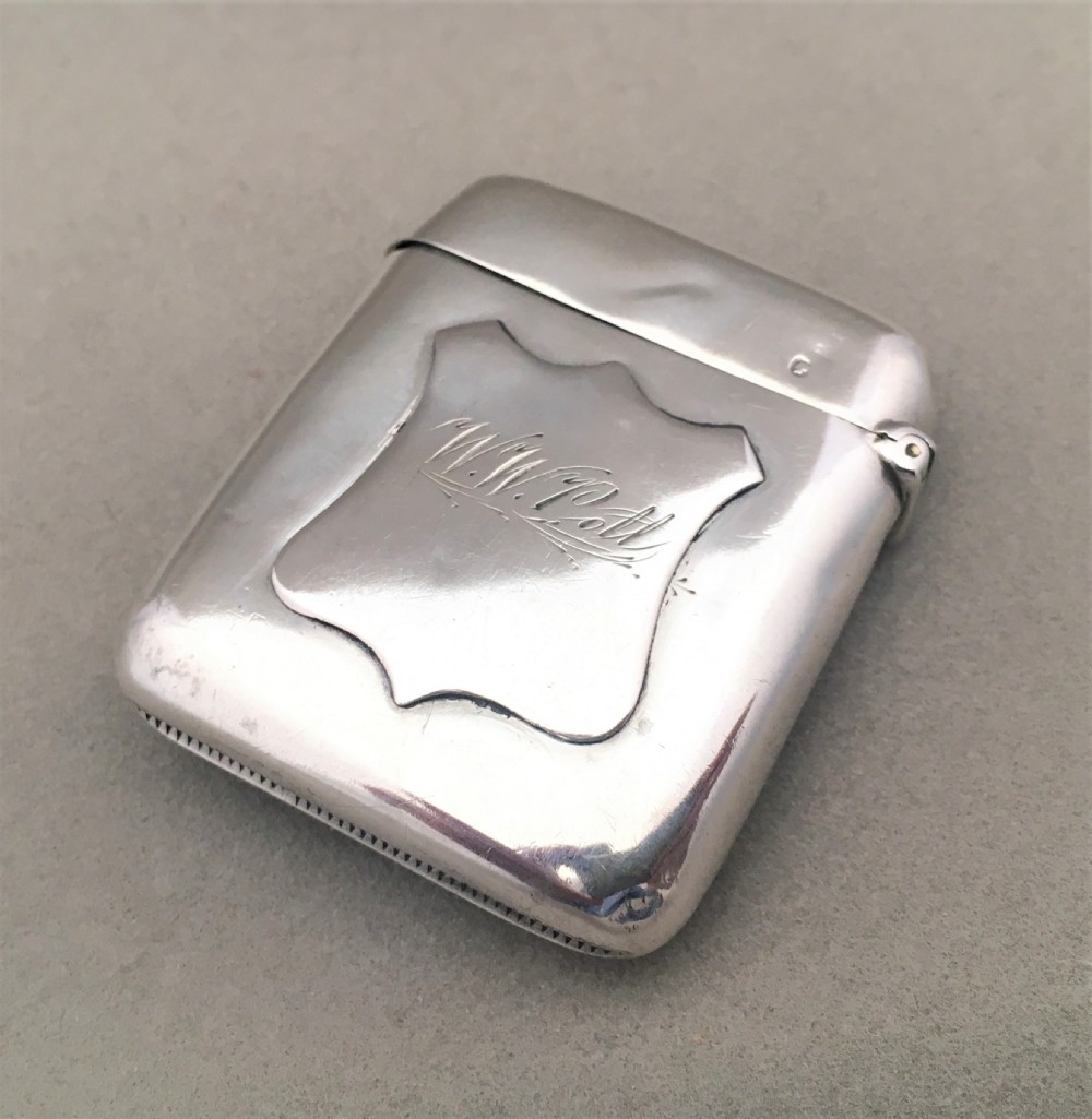 A Fabulous Chester Victorian silver Vesta. View V