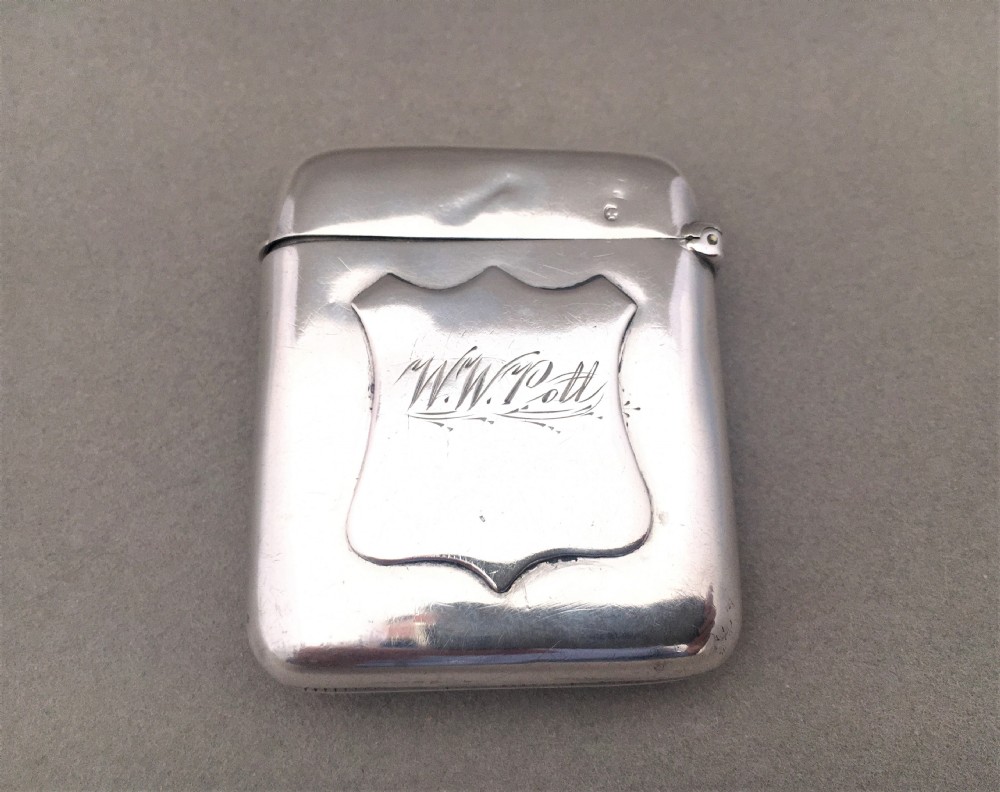 A Fabulous Chester Victorian silver Vesta. View VII
