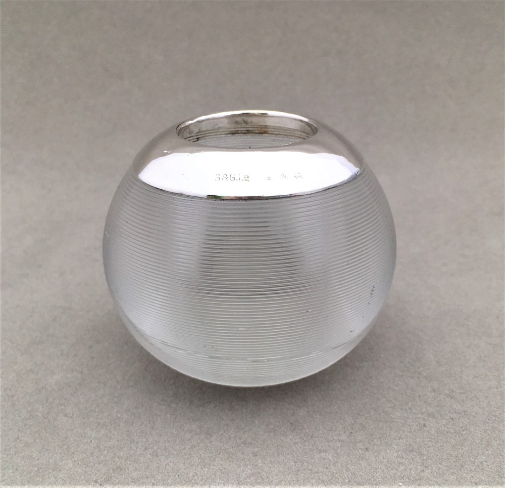 A Victorian silver mounted match striker.