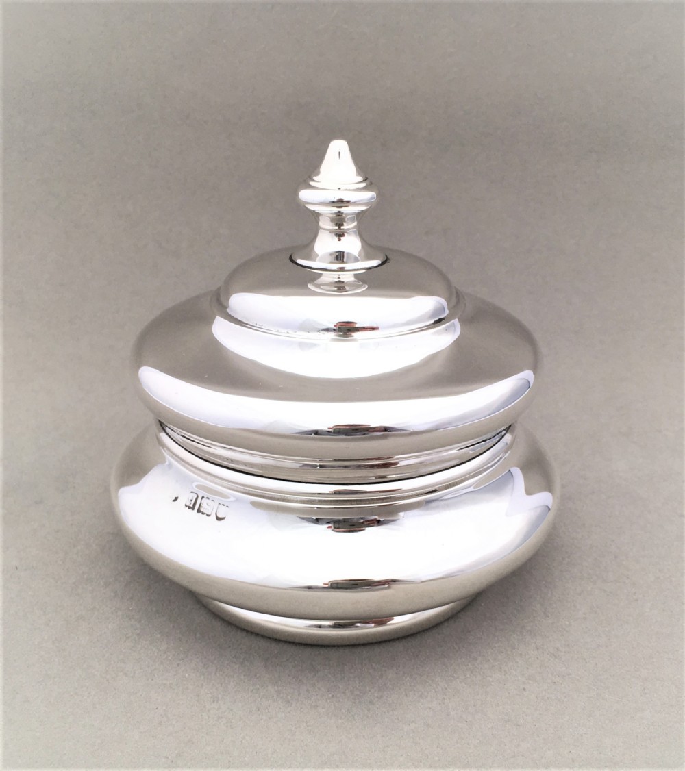 An interesting George V Silver Tea Caddy.