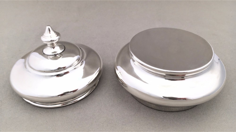 An interesting George V Silver Tea Caddy. View III