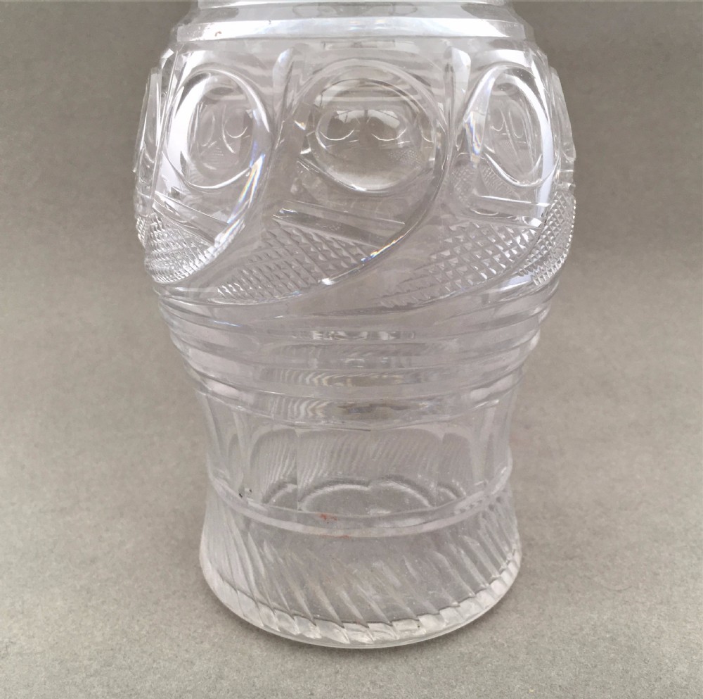 A handsome cut glass Victorian decanter View IV