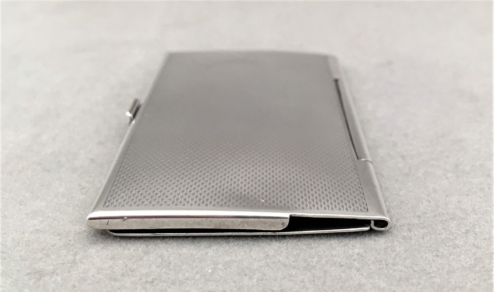 An Excellent silver triple stamp case View V