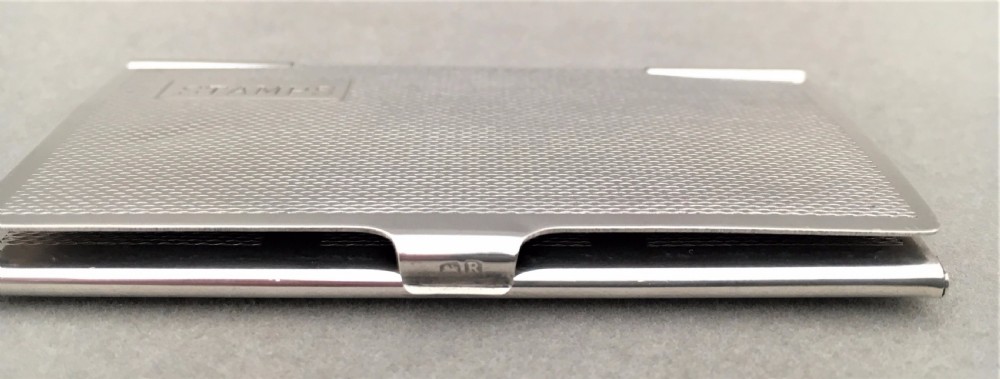 An Excellent silver triple stamp case View VI