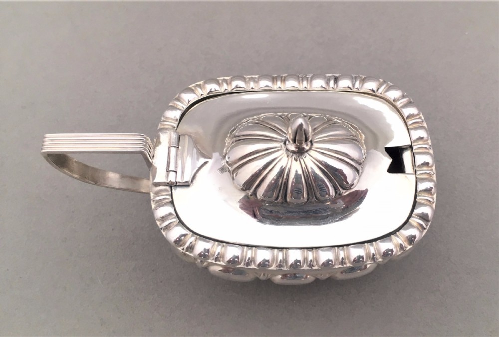 A Victorian Chester silver mustard pot View III