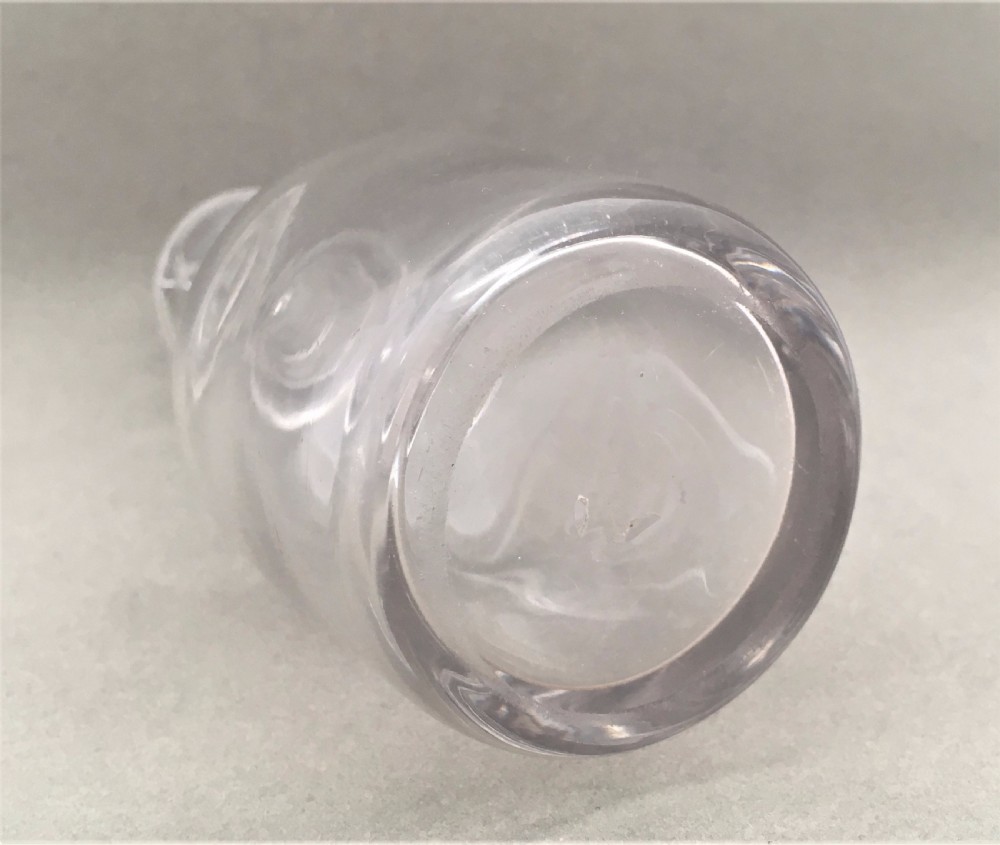 An unusual small Georgian liqueur decanter View IV