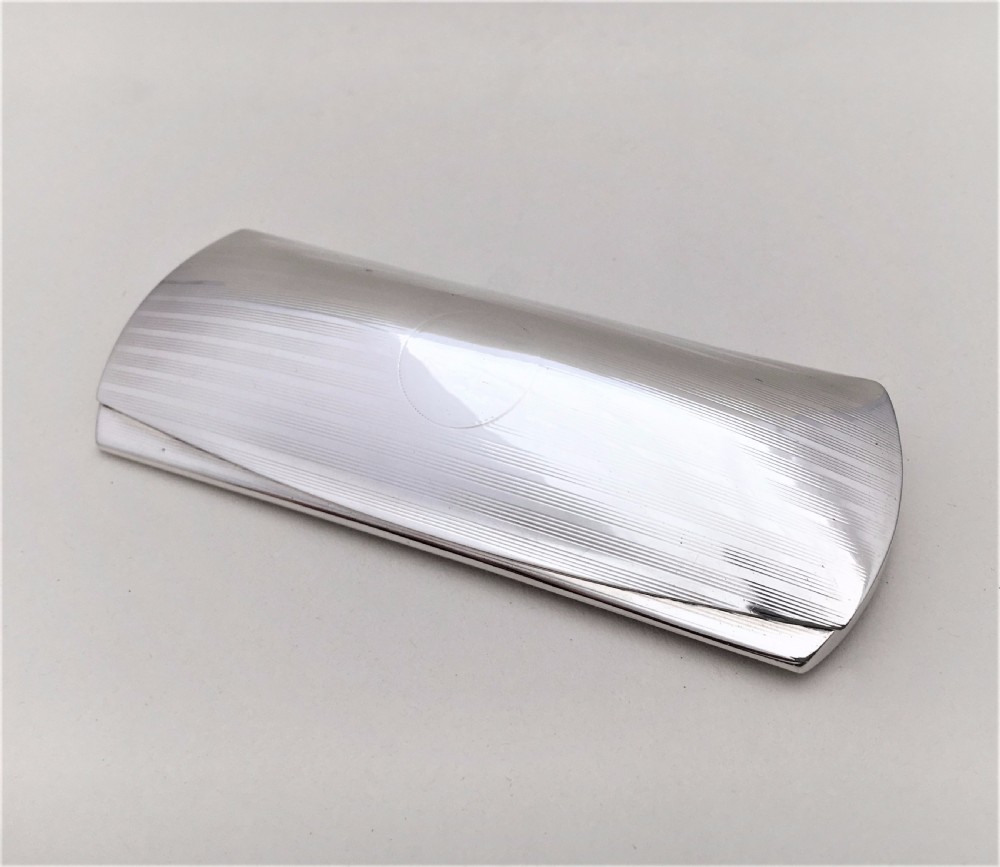 A handsome Chester silver spectacle or glasses case