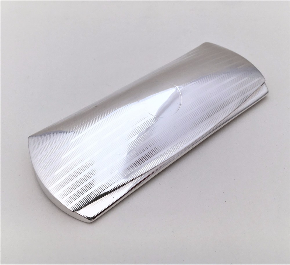 A handsome Chester silver spectacle or glasses case View II