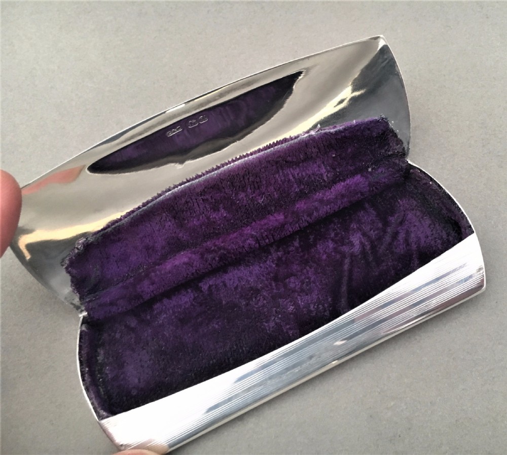 A handsome Chester silver spectacle or glasses case View VII