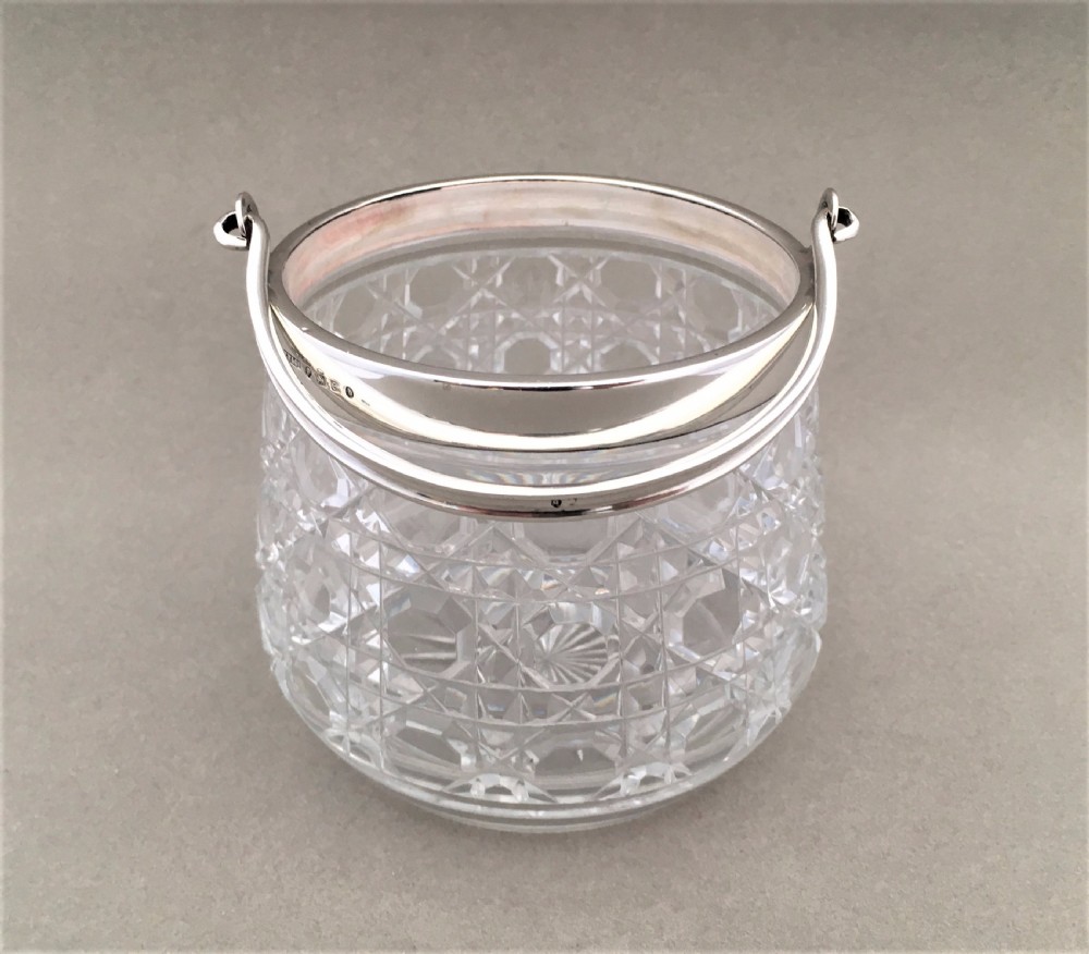 A delightful Victorian silver mounted bowl or preserve pot View III