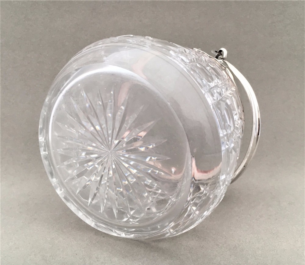 A delightful Victorian silver mounted bowl or preserve pot View V