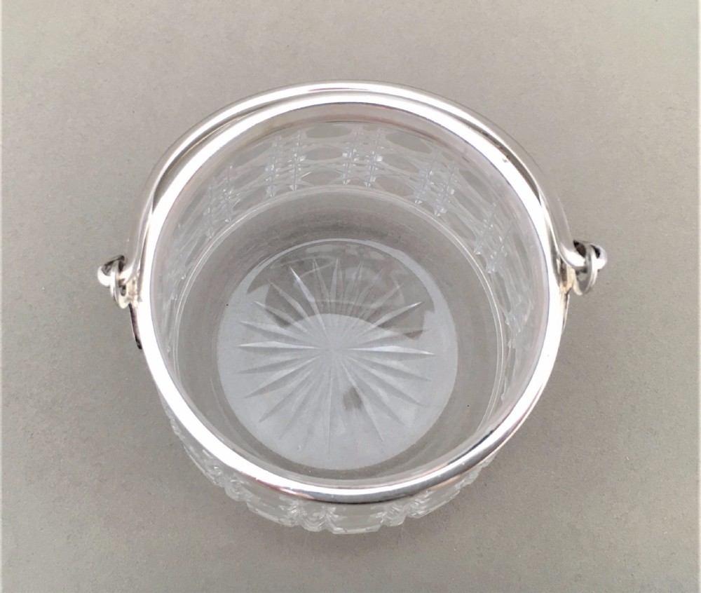 A delightful Victorian silver mounted bowl or preserve pot View VII