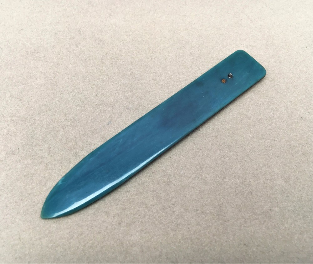 A Chester Art Deco Silver mounted bookmark View II