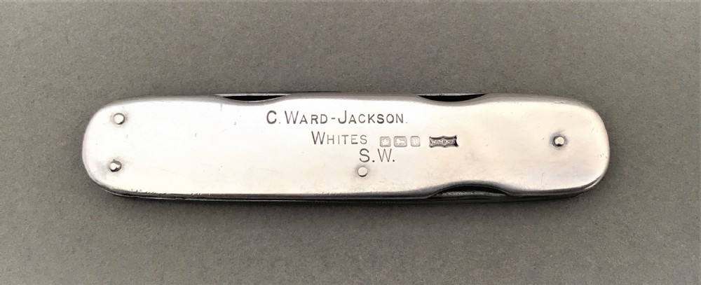 A rare George V silver swiss army knife View VI