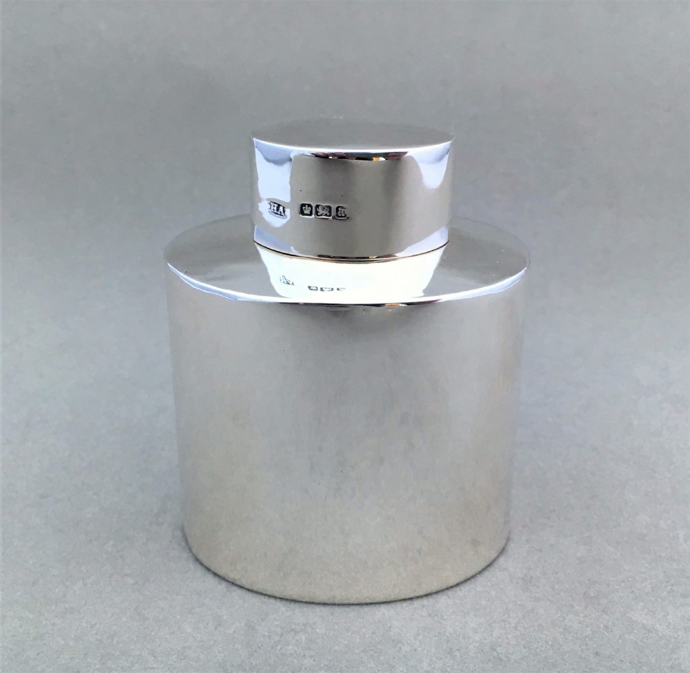 A Charming Victorian Silver tea caddy