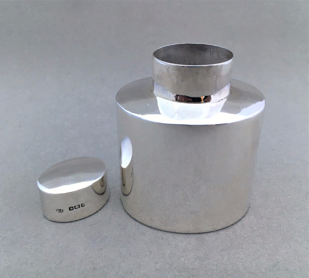 A Charming Victorian Silver tea caddy View IV