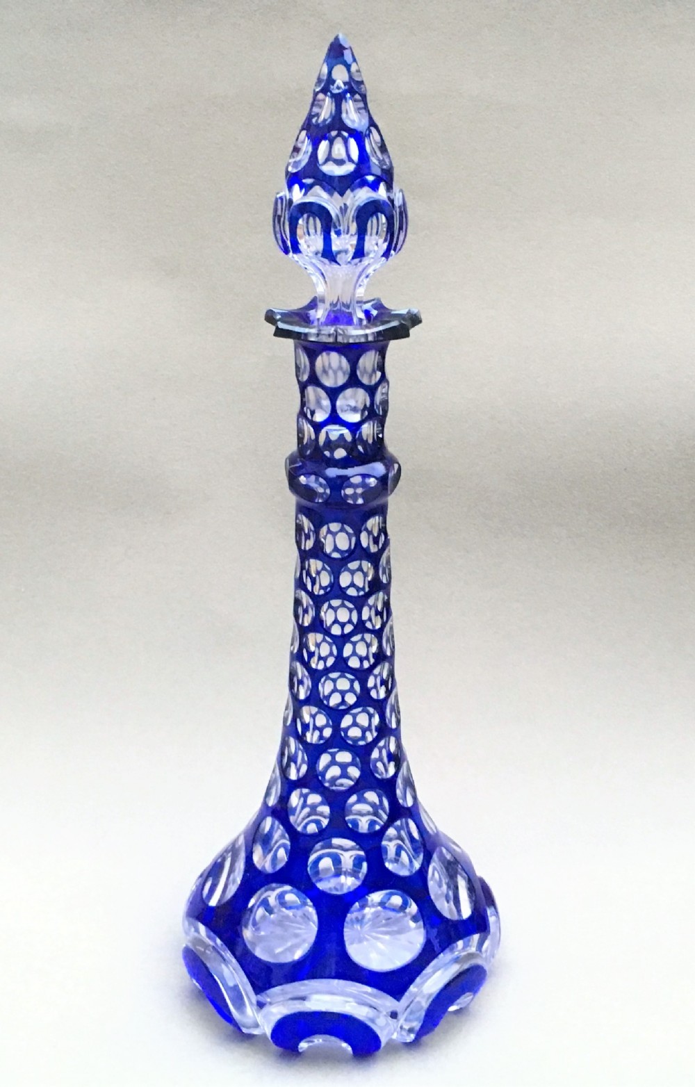 A stunning Bohemian liqueur decanter