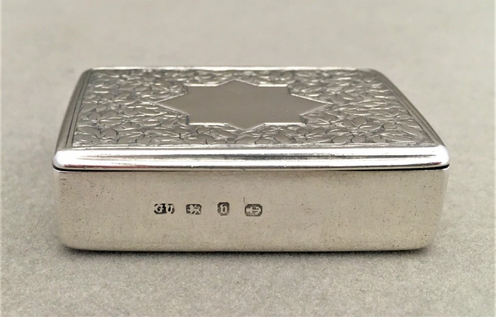 A wonderful Victorian Silver snuff box View VIII