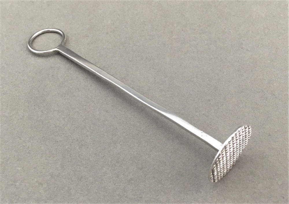 A rare Georgian silver sugar crusher View II