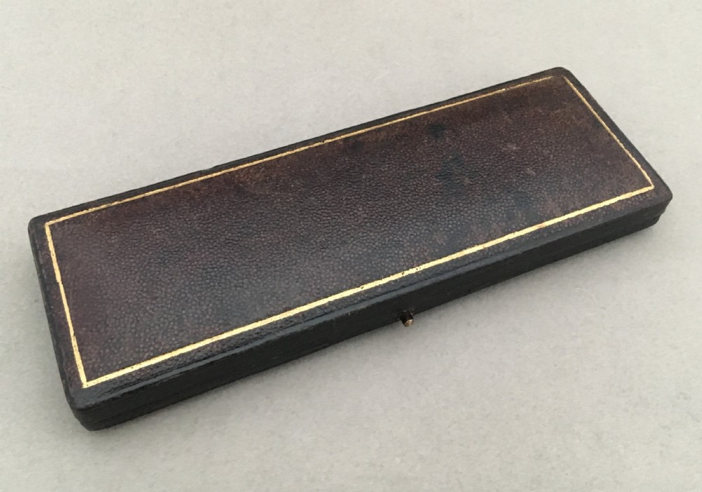 A boxed silver writing set assayed in Chester View VII