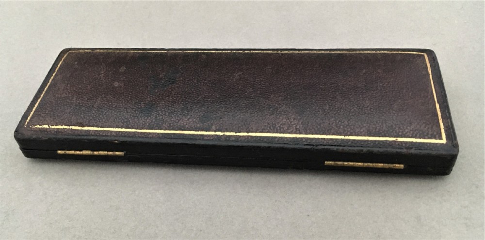 A boxed silver writing set assayed in Chester View VIII
