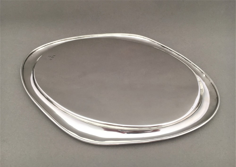 A Useful George V silver tray View III
