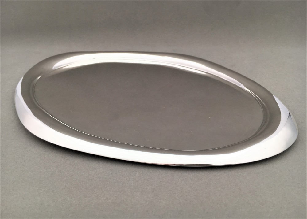 A Useful George V silver tray View V