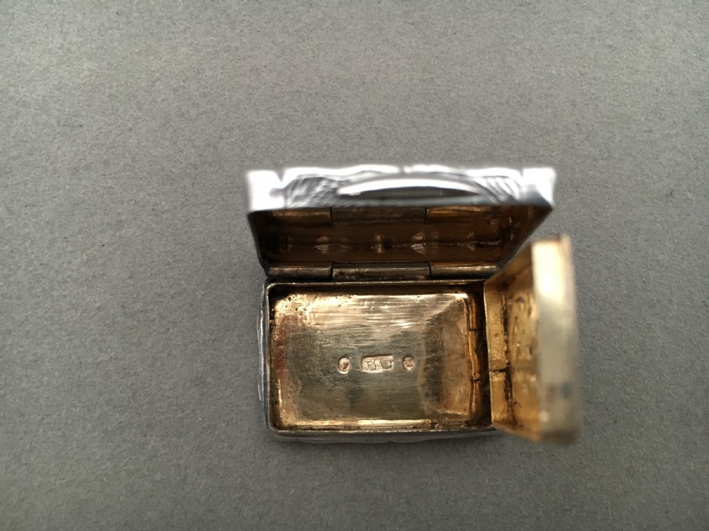 A delightful Victorian silver vinaigrette View VIII
