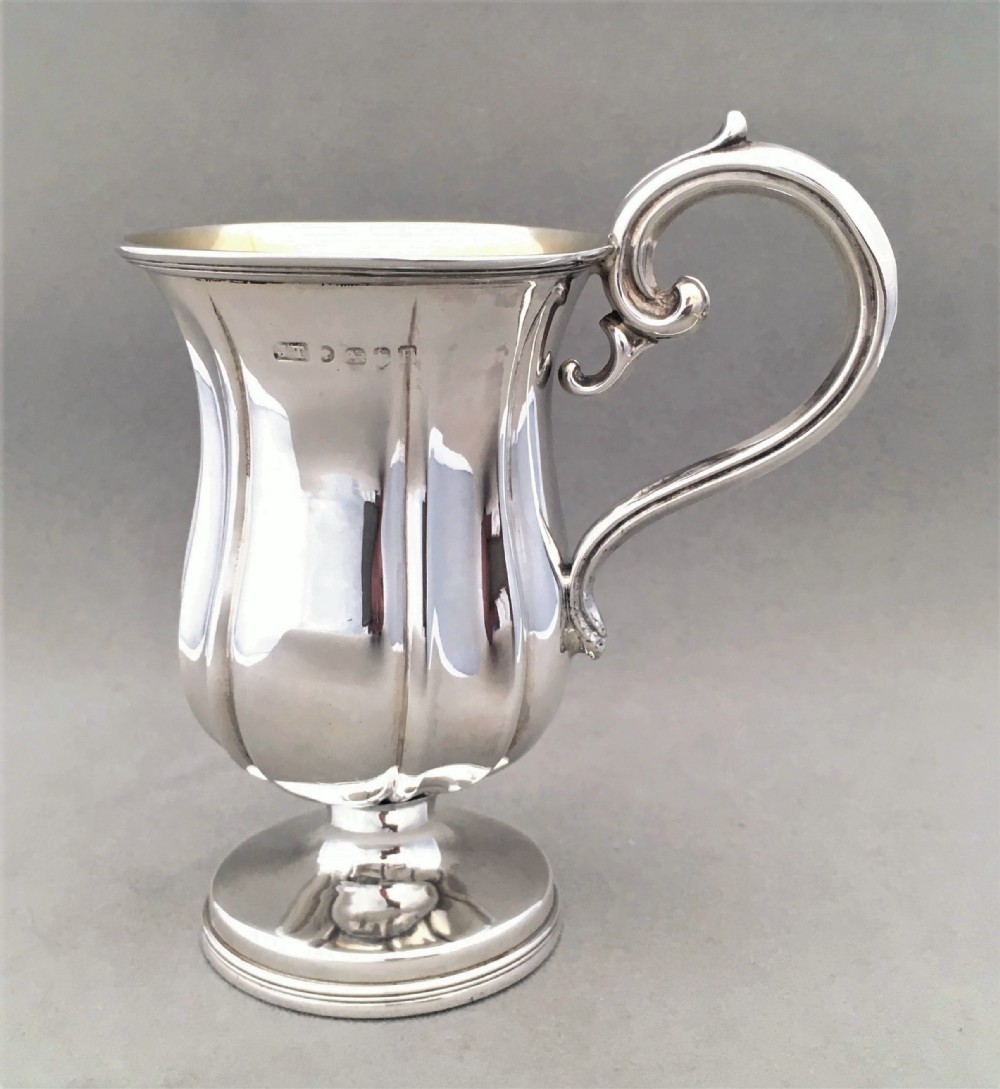 An Early Victorian Silver Christening mug