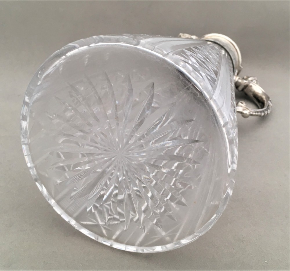 An attractive Victorian silver plate claret jug View IX