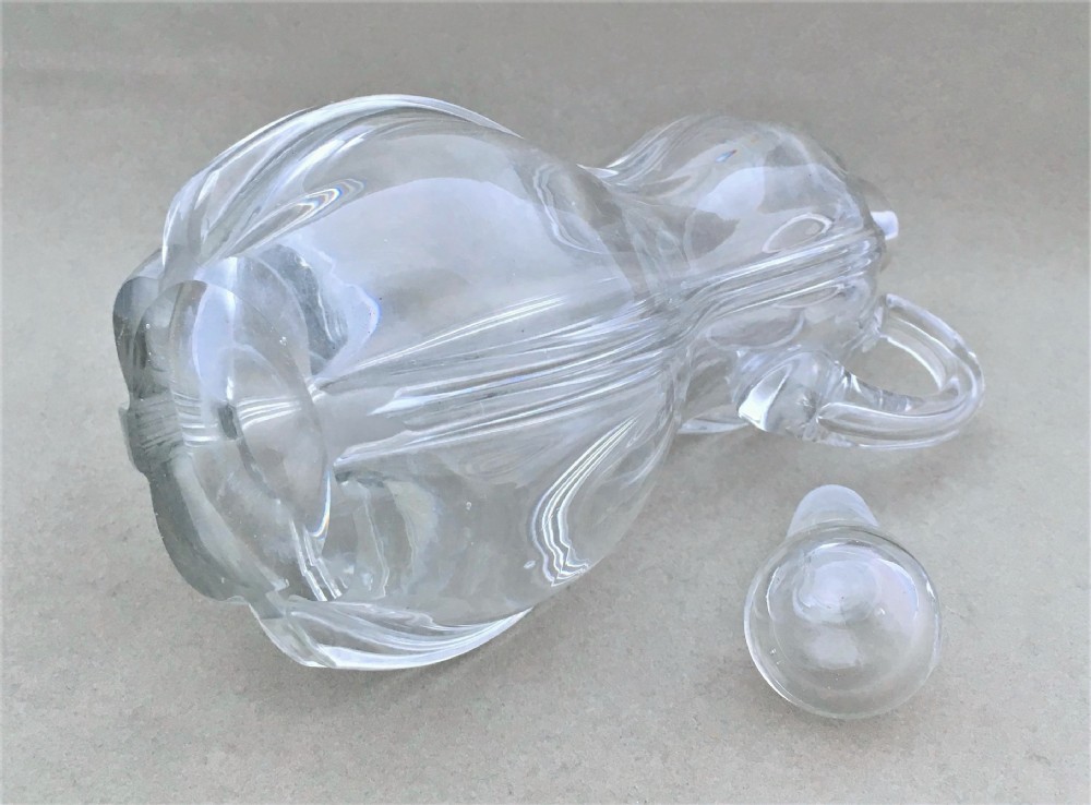 A charming silver mounted olive oil or vinegar bottle View VI