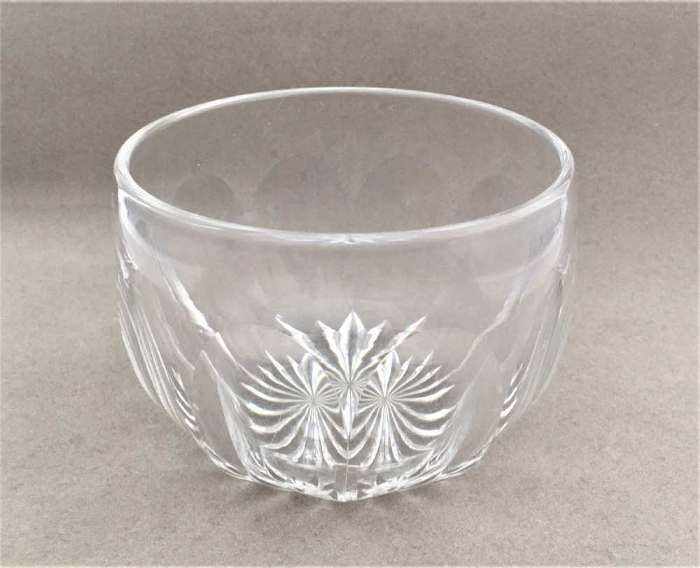 A delightful cut glass finger bowl